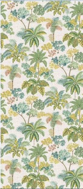 Osborne & Little Wallpaper-Empreya Collection-Malabar-Green(W7616-01) 0