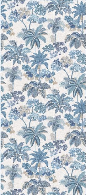 Osborne & Little Wallpaper-Empreya Collection-Malabar-Blue(W7616-03) 0